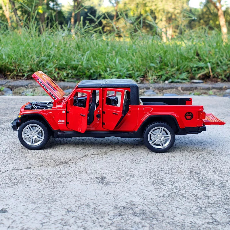 1:32 Jeep Wrangler Gladiator Alloy Pickup Model Diecasts Metal Toy Off-road Vehicles Car Model Simulation Collection Kids Gift - IHavePaws