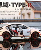 1:32 HONDA CIVIC TYPE-R Alloy Car Model Diecasts & Toy Vehicles Metal Sports Car Model Sound and Light Collection - IHavePaws