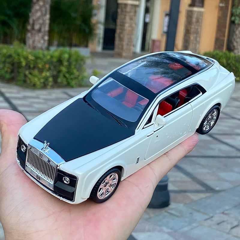 1:24 Rolls-Royce Sweptail Luxury Car Alloy Car Model Diecasts & Toy Vehicles Metal Toy Car Model Collection Simulation Kids Gift White Retail box - IHavePaws