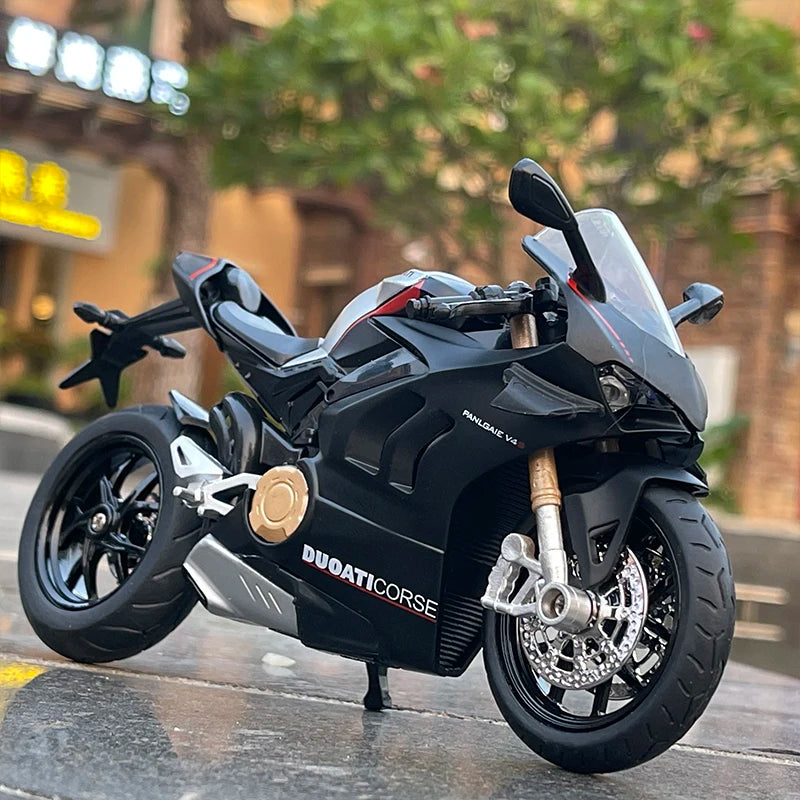1/12 Ducati Panigale V4S Corse Alloy Racing Motorcycle Simulation|racing motorcycles for sale V4S black no box - ihavepaws.com