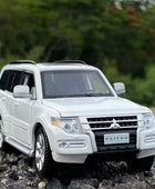 1:32 Mitsubishis PAJERO SUV Alloy Car Model Diecast & Toy Vehicle Metal Car Model Collection Sound and Light Simulation Kid Gift White - IHavePaws