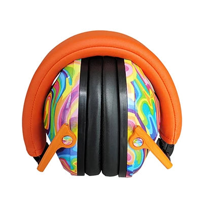 ZOHAN Kid Ear Protection Baby Noise Earmuffs Noise Reduction Ear Defenders earmuff for children Adjustable nrr 25db Safety Orange - IHavePaws