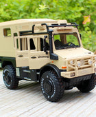 1/28 UNIMOG U4000 Alloy Motorhome Touring Car Model Diecasts Cross-country Off-road Vehicles Model Simulation Childrens Toy Gift - IHavePaws