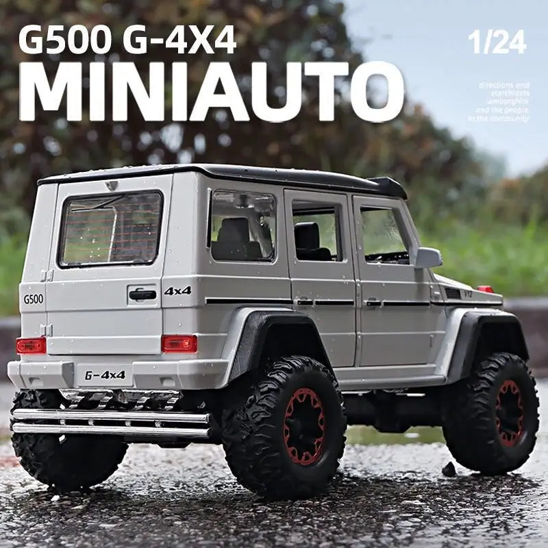 1/24 G500 G65 4*4 Tyre Alloy Car Model Diecasts Metal Toy Off-road Vehicles Car Model High Simulation Sound and Light Kids Gifts - IHavePaws