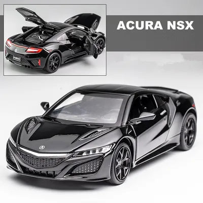 1:32 Acura NSX Alloy Sports Car Model Diecast Black - IHavePaws