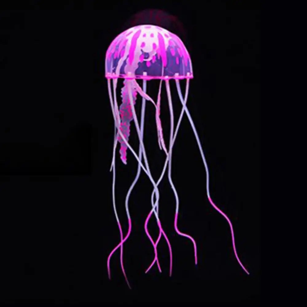 Artificial Swim Effect Jellyfish Aquarium Decoration Pink - IHavePaws