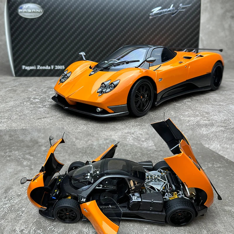 Almost Real 1:18 Pagani Zonda F 2005 Geneva Motor Show car model alloy collection gift to friends and family - IHavePaws