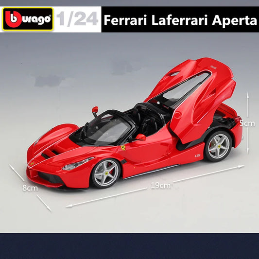 Bburago 1:24 Ferrari Laferrari Aperta Alloy Sports Car Model Simulation Diecasts Metal Racing Car Model Collection Kids Toy Gift - IHavePaws
