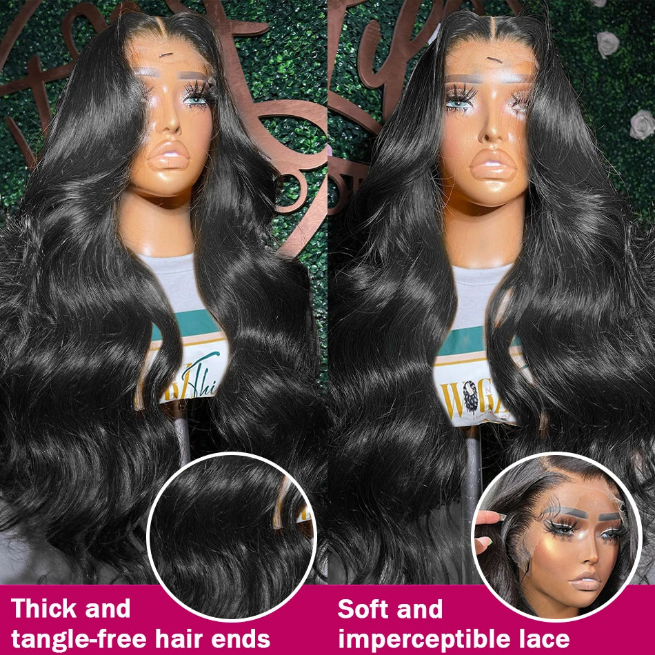 34 32 30In Body Wave Human Hair Lace Frontal Wigs 13x4 13x6 Transparent Lace Front Wig For Women 6x4 5x5 Glueless Wig Human Hair