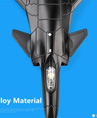 NEW Chengdu J-20 Alloy Stealth Fighter Aircraft Airplane Model Simulation Metal Fighter Battle Plane Model Sound Light Kids Gift - IHavePaws