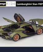 Bburago 1:24 Lamborghini Sian FKP 37 Alloy Sports Car Model Simulation Diecasts Metal Racing Car Model Collection Kids Toys Gift - IHavePaws