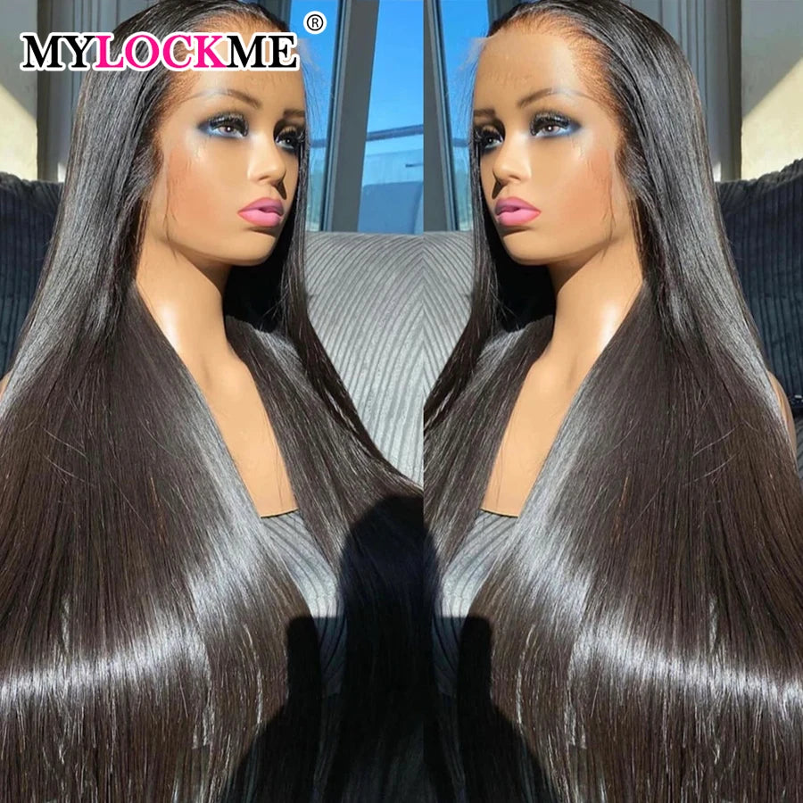 Straight Human Hair Lace Frontal Wig 13x4 13x6 Glueless Lace Frontal Wigs For Women 6x4 5x5 Redy To Go Glueless Wig Human Hair