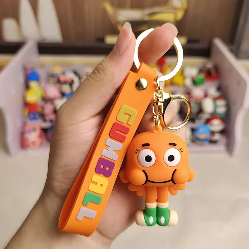 Wholesale Cartoon Game Action The Amazing World of Gumball keychain Doll Model Toy The Amazing World of Gumball keychain 3 - ihavepaws.com