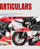 1:12 DUCATI 1199 Panigale Alloy Racing Motorcycle Model Diecasts - IHavePaws