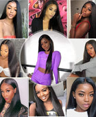 Straight 13x4 13x6 Lace Front Human Hair Wigs Brazilian Bone Straight Lace Frontal Wigs With Baby Hair PrePlucked Wig Remy Hair