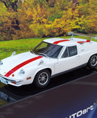 AUTOart 1:18 LOTUS Europa Special Edition Track Wolf Diecast Car Scale model 75396 White - IHavePaws