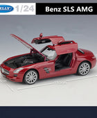 WELLY 1:24 Mercedes Benz SLS AMG Alloy Sports Model Diecasts Metal Racing Car Vehicles Model Simulation Collection Kids Toy Gift - IHavePaws