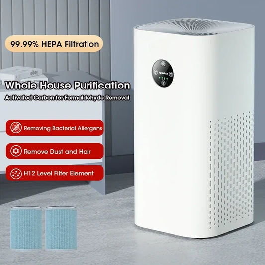 HEPA Air Purifier 180㎡ Negative Ion Dust Pet Hair Deodorization Sterilization Filtration Indoor Formaldehyde Removal Air Cleaner - IHavePaws