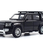 1/24 Range Rover Defender SUV Alloy Car Model Diecast & Toy Metal Off-road Vehicle Car Model Simulation Collection Kids Toy Gift Black - IHavePaws