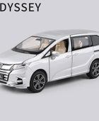 1:32 HONDA Odyssey MPV Alloy Car Model Diecasts & Toy Metal Vehicles Car Model Simulation Collection Sound and Light Kids Gifts Silvery - IHavePaws