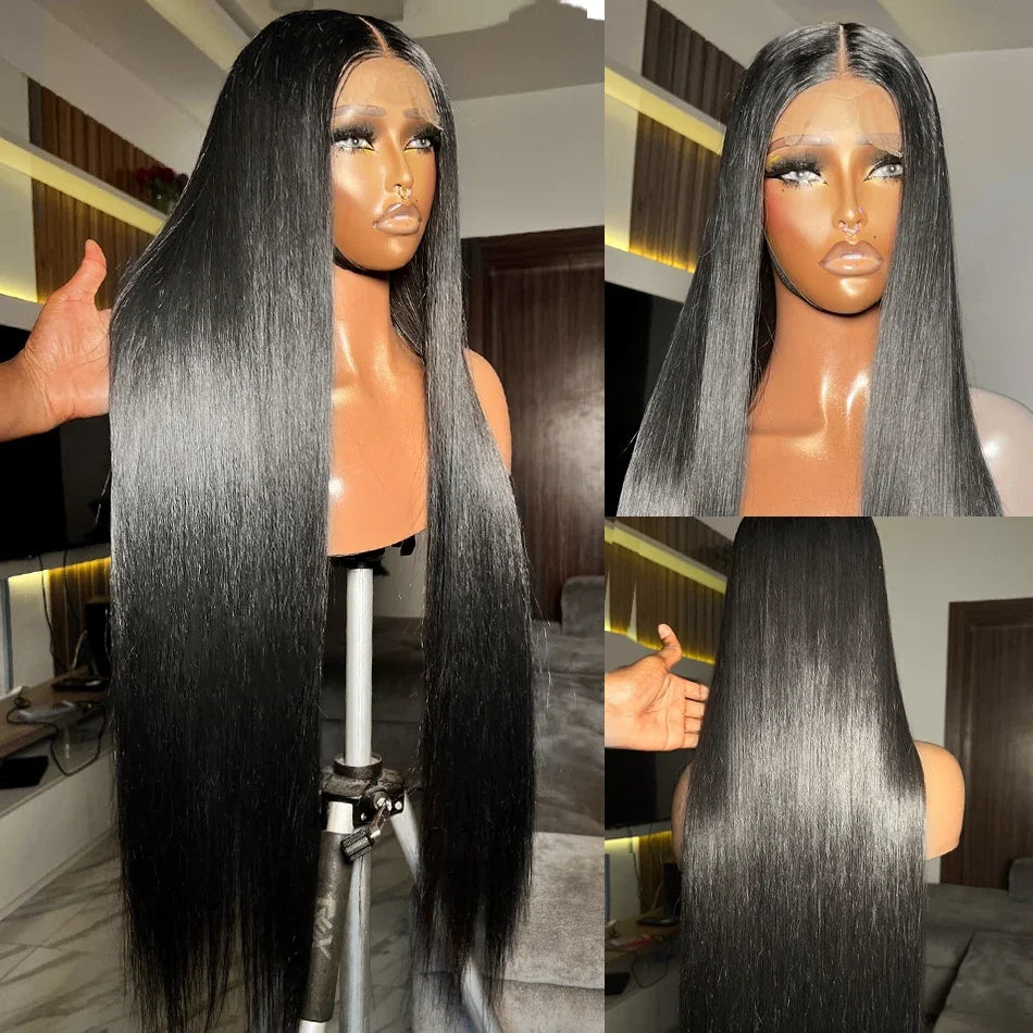 Straight Lace Wig 30 32 In 13x4 13x6 Lace Front Wig Human Hair 360 Full Lace Front Wigs For Women 4x4 Lace Closure Wigs