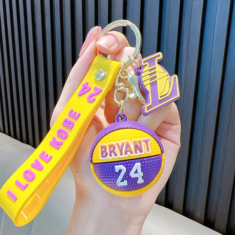 Simulated Mini Star Basketball Keychain Kobe Curry James Owen Basketball Pendant Luggage Accessories Souvenir Party Gifts 24 - ihavepaws.com