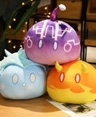 35-45cm Kawaii Genshin Impact Slime Game Plush Toy Stuffed Cartoon Geo Cryo Bab Sleeping Pillow Cute Gift Girl Kid Room Decor - IHavePaws