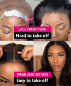 Wear and Go Glueless Wigs Human Hair Pre Plucked Pre Cut for Beginners Straight 13x6 Lace Wigs Human Hair for Women On Sale