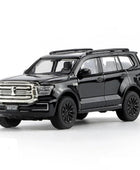 1:64 Tank 500 SUV Alloy Car Model Diecast Metal Toy Off-road Vehicles Car Model Simulation Miniature Scale Collection Kids Gifts Black - IHavePaws