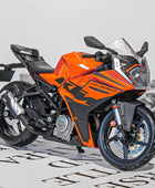 Maisto 1:12 KTM RC 390 Alloy Racing Motorcycle Scale Model Diecast Orange - IHavePaws