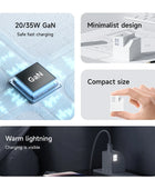 Hagibis 35W GaN USB C Charger Creative Fast Charger 20W QC 3.0 PD 3.0 For iPhone 15 14 13 Pro Max iPad Pro Macbook Air Samsung - IHavePaws