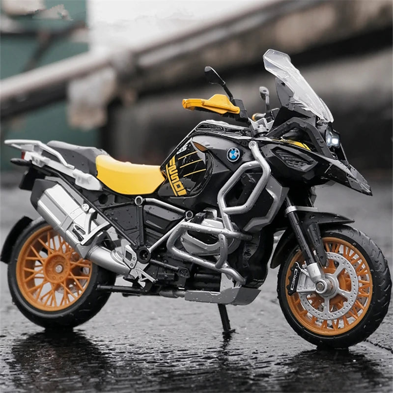 1:12 R1250 GS Silvardo Alloy Racing Motorcycle Model Simulation Diecast Metal Street Sports Motorcycle Model Childrens Toy Gifts