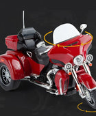 1:9 CVO Tri Glide Alloy Three wheel Cruise Travel Motorcycle Model Diecast Street Leisure Motorcycle Model Sound Light Kids Gift