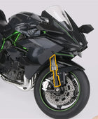 1/9 KAWASAKI H2R Alloy Racing Motorcycle Diecasts Street Motorcycle Model Simulation Sound and Light Collection Childrens Gifts