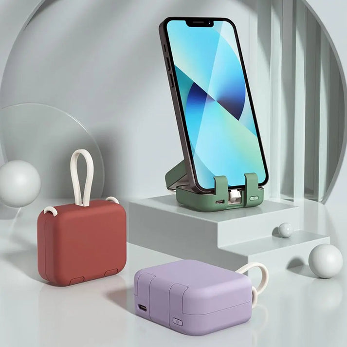 Portable Charging Treasure Holder For iPhone