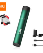 MIUI Cordless Laptop Vacuum Cleaner Portable USB Rechargeable Car Vacuum 2-Suction Power Mini & Cool Model-X（Aluminum Alloy） Turquoise Green - IHavePaws