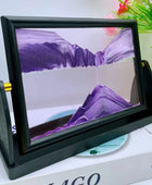 3D Rotatable Moving Sand Art Painting Square Glass Deep Sea Sandscape Deep Purple / S(15x10cm) - IHavePaws