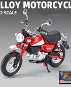 1:12 Honda Monkey 125 Alloy Sports Motorcycle Model Diecast Red retail box - IHavePaws