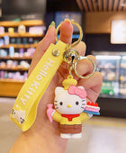 Kawaii Anime Sanrio Hello Kitty Keychain Pendant Holder Key Chain Car Keyring Mobile Phone Bag Hanging Jewelry Kids Toys Gifts style 3 - ihavepaws.com