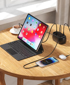 10/20-Ports 50W USB Charging Station Multi Port USB Hub Desktop  Charger for Iphone Samsung Tablet Ipad Multiple Devices