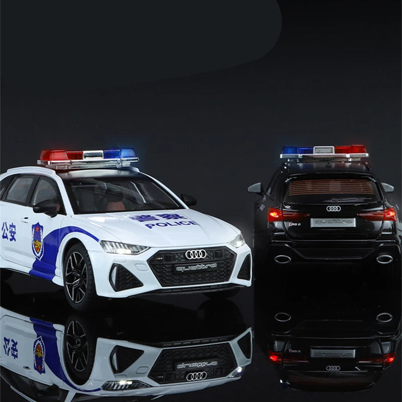 1/24 Audi RS6 Avant Station Wagon Alloy Car Model Diecasts Metal Toy Police Vehicles Car Model - IHavePaws