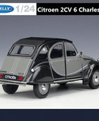 Welly 1:24 Citroen 2CV 6 Charleston Alloy Car Model Diecast Metal Classic Retro Car Vehicles Model Collection Childrens Toy Gift - IHavePaws