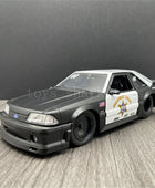 1/24 Ford Mustang GT Alloy Sports Car Model Diecast Metal Toy Racing Car Vehicles Model Simulation Collection Childrens Toy Gift Police - IHavePaws