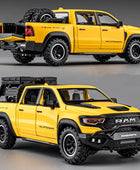 1:32 DODGE Mammoth 1000 TRX Pickup Alloy Car Model Diecast Metal Toy Off-road Vehicle Model Simulation Sound and Light Kids Gift
