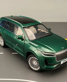 1:24 LEADING IDEAL ONE SUV Alloy New Energy Car Model Diecast Metal Toy Vehicles Car Model High Simulation Sound Light Kids Gift Green - IHavePaws