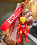 Cartoon Avengers Spider Man Keychain Marvel Movie Cartoon Captain America Hulk Car Key Ring Pendant Marvel Gifts Toys for Boys 01 - ihavepaws.com