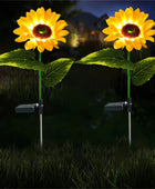 LED Solar Sunflower Lights For Garden Warm White / 1PC 1HEAD - IHavePaws