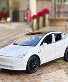 1:32 Tesla Model Y SUV Alloy Car Model Diecast Metal Vehicles Car Model Sound and Light Simulation Collection Childrens Toy Gift - IHavePaws