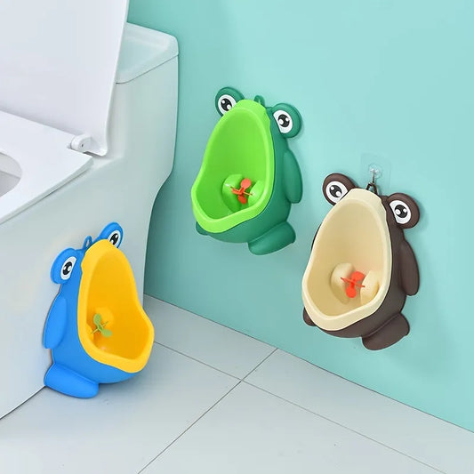 Toilet Urinal Trainer, Cute Frog Potty Training Urinal Boy With Fun Aiming Target - IHavePaws