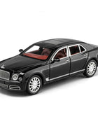 1:24 Mulsanne Alloy Luxy Car Model Diecasts & Toy Vehicles Metal Car Model Simulation Sound and Light Collection Childrens Gifts Black - IHavePaws